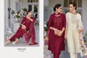 Karachi By Lily And Lali Schiffli Work Heavy Kurti With Bottom Dupatta